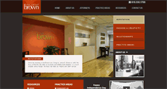 Desktop Screenshot of brownlawgroup.com